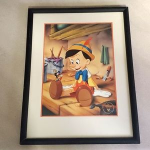 PINOCCHIO Disney 1993 Lithograph